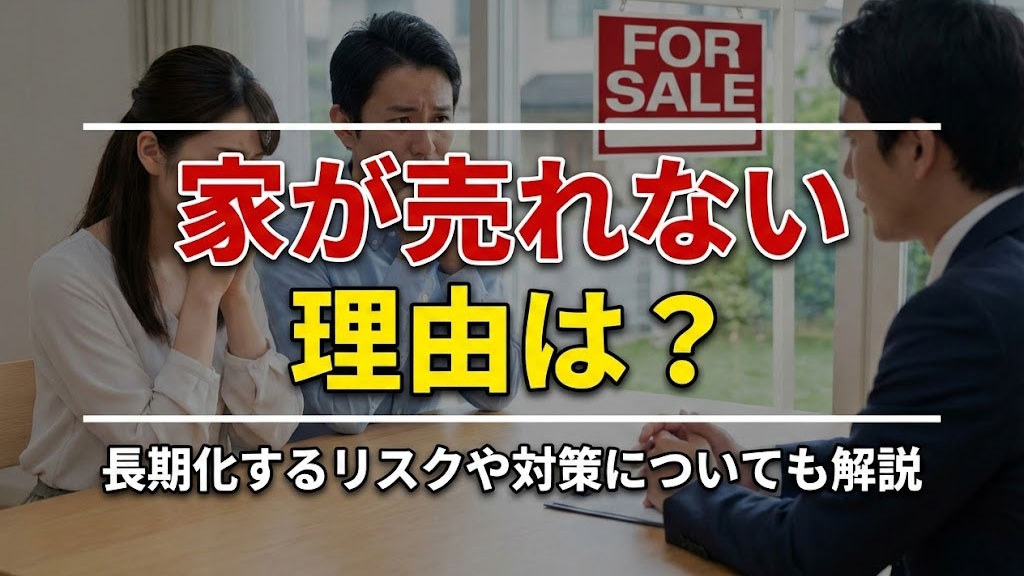 家が売れない理由は？長期化するリスクや対策についても解説