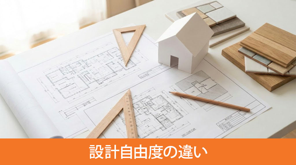 建売住宅と注文住宅における設計自由度の違い