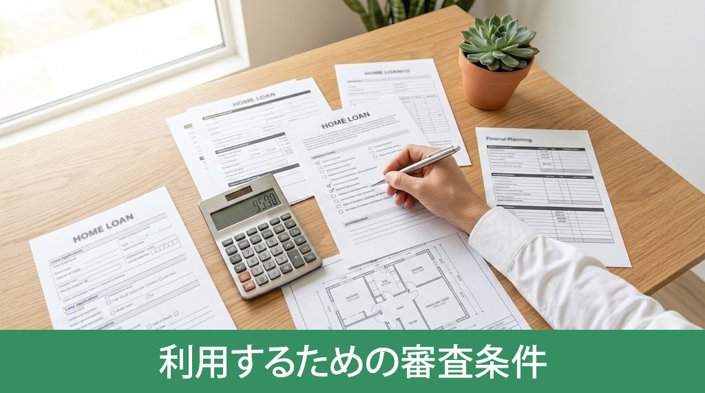 マイホーム購入時にフラット35を利用するための審査条件