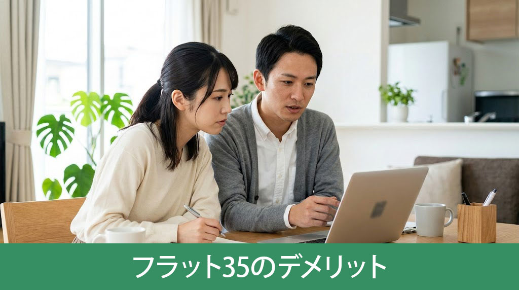 契約前に知っておきたいフラット35のデメリット