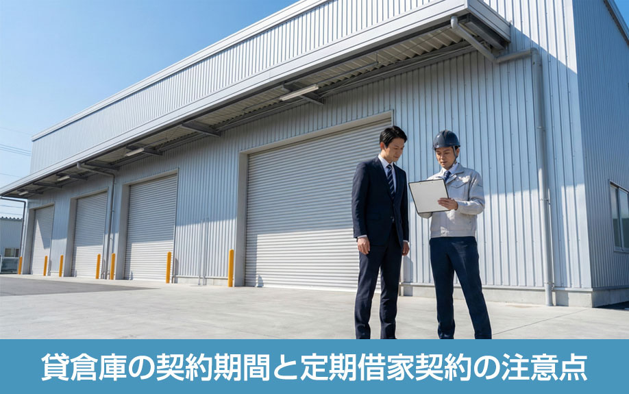 貸倉庫の契約期間と定期借家契約の注意点
