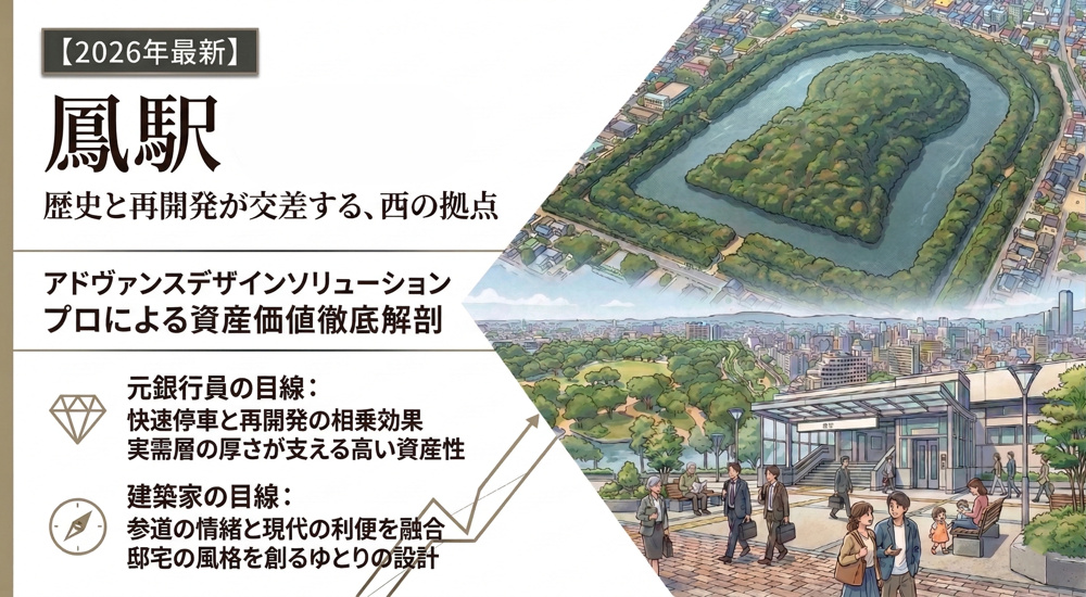 【鳳駅編】快速停車×大型商業施設。歴史ある邸宅街と再開発が交差する「堺の要衝」【2026年最新】の画像