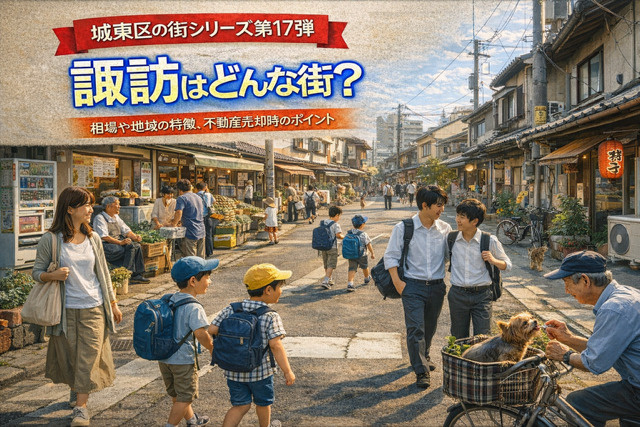 大阪市城東区諏訪の不動産売却ポイントは？相場や地域の特徴環境もご紹介の画像