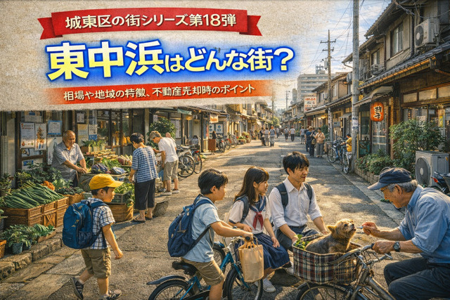 大阪市城東区東中浜で不動産売却を検討中ですか？地域の特徴や相場ポイントも解説の画像