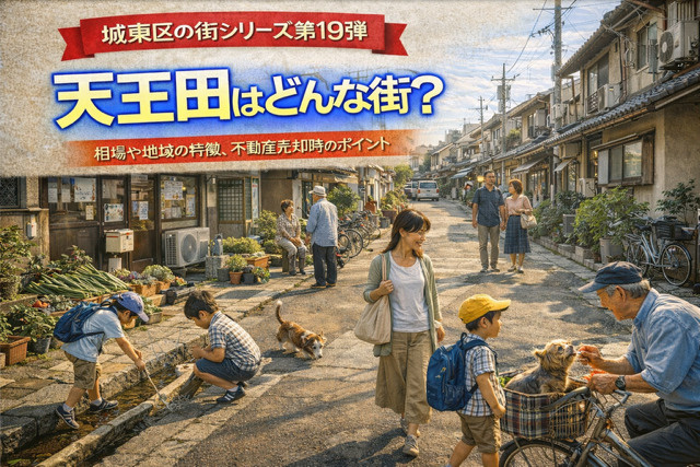 大阪市城東区天王田はどんな街？不動産売却のポイントや相場と地域の特徴も解説の画像