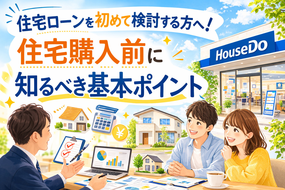住宅ローンを初めて検討する方へ！住宅購入前に知るべき基本ポイントの画像