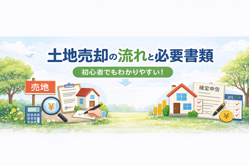 土地売却の流れと必要書類まとめ〜売却前に知っておきたい手続き〜の画像