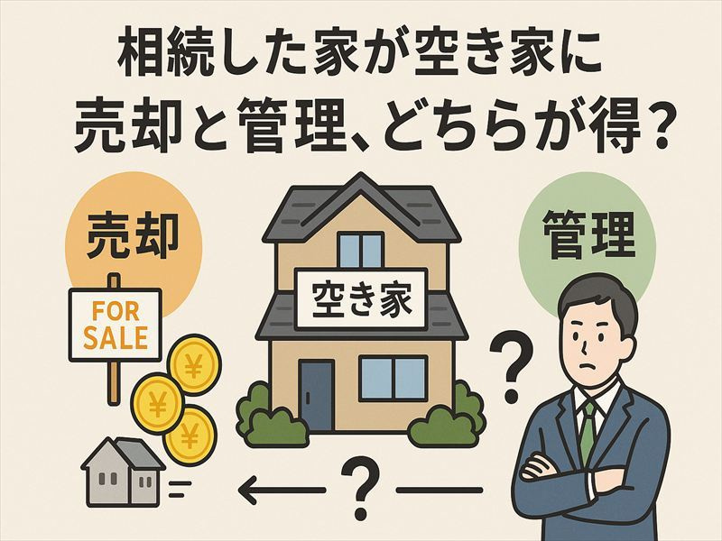 相続した実家は売るべき？持つべき？の画像
