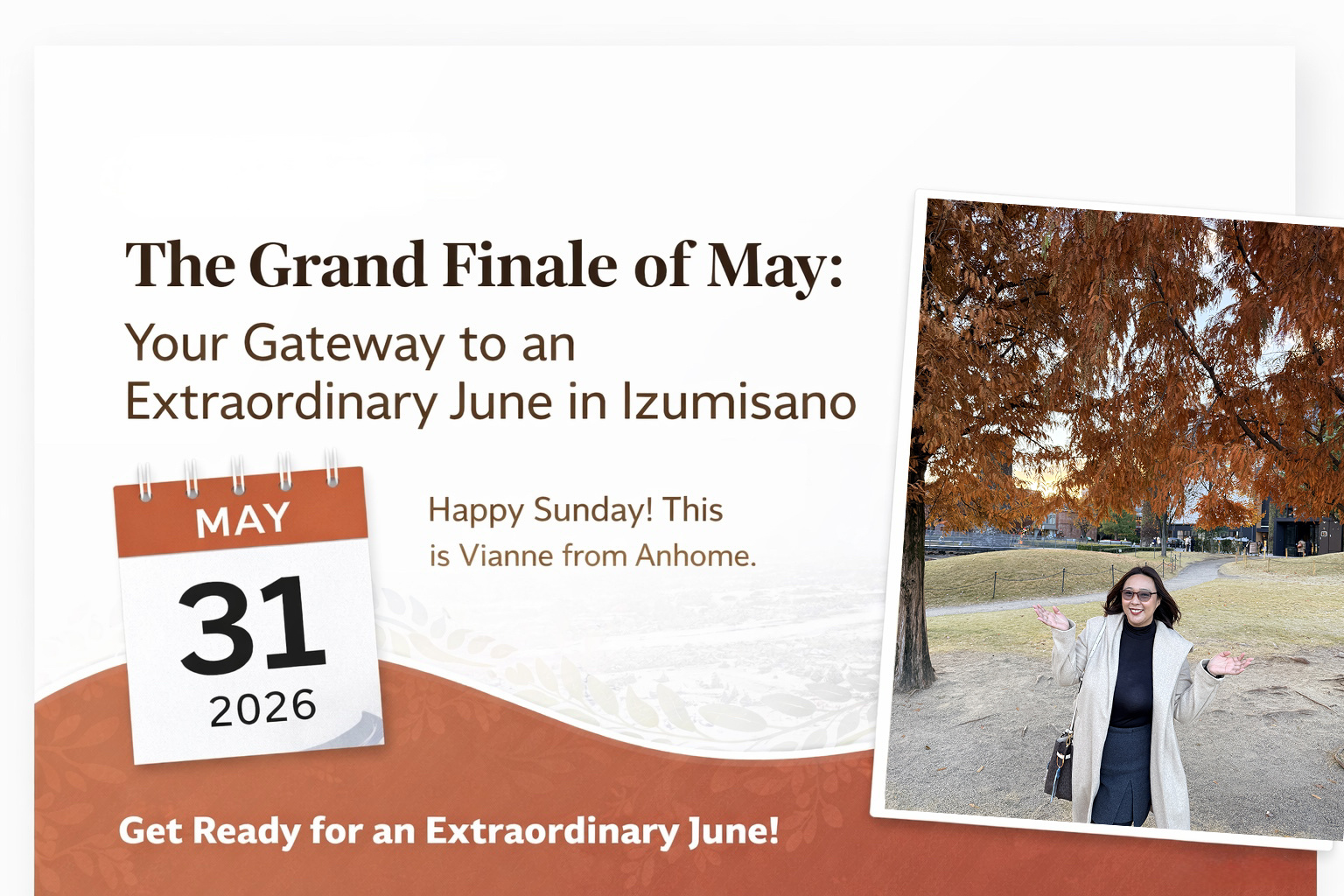 (May 31, 2026) The Grand Finale of May: Your Gateway to an Extraordinary June in Izumisano の画像
