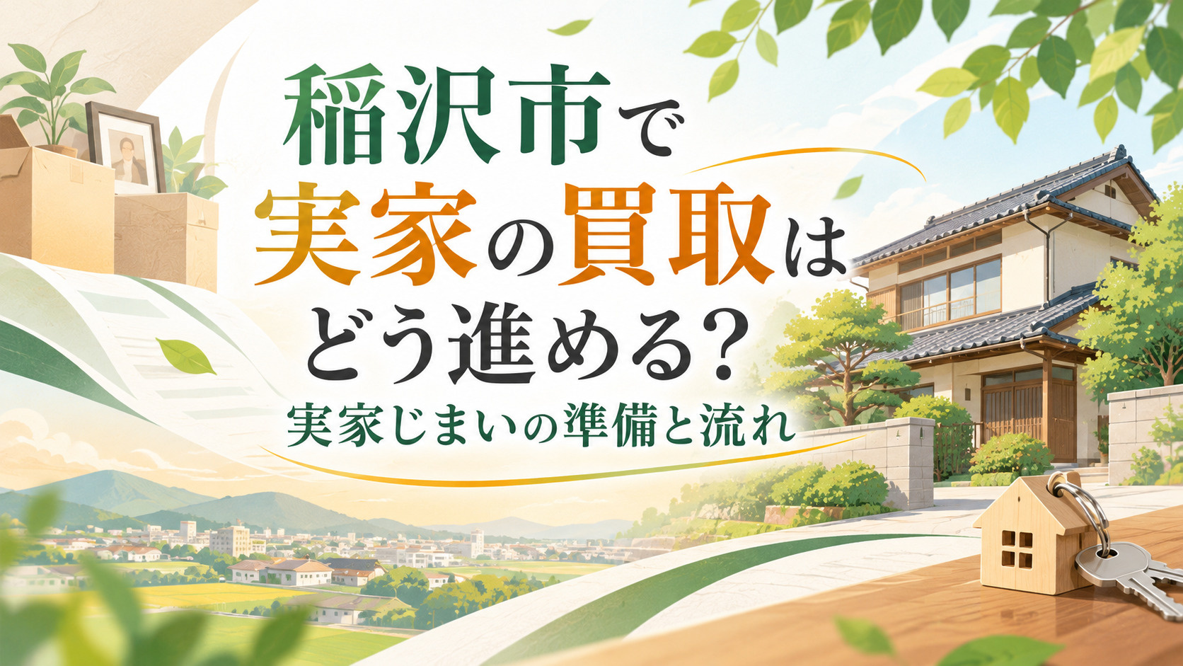 稲沢市で実家の買取はどう進める？実家じまいの準備と流れを解説の画像