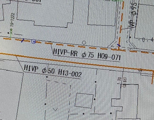 【津島市不動産売却】水道管埋設の画像
