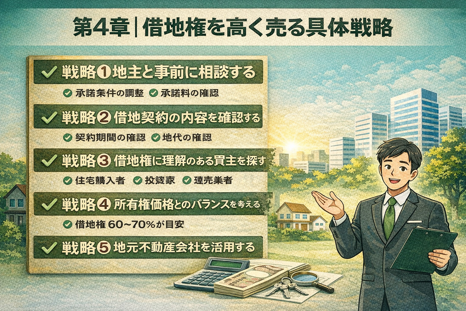 借地権を高く売る売却戦略