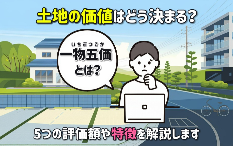 土地の価値はどう決まる？5つの評価額や特徴を解説の画像