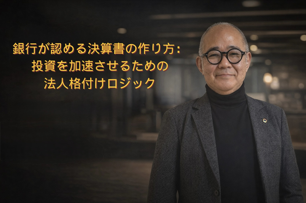 （2026年6月8日）④ 銀行が認める決算書の作り方：投資を加速させるための法人格付けロジックの画像