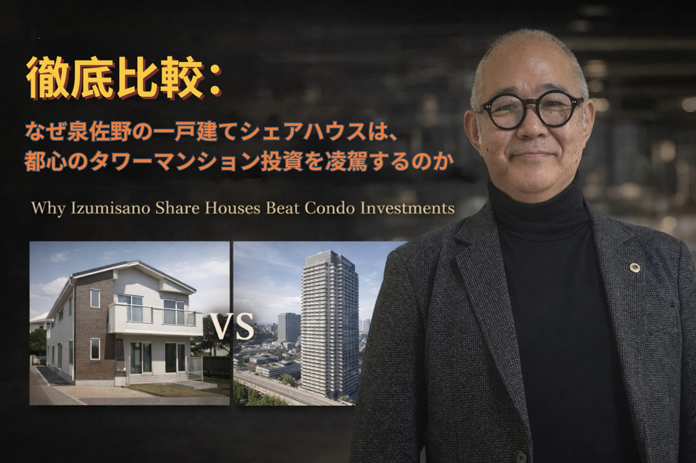 （2026年6月12日）⑥ 徹底比較：なぜ泉佐野の一戸建てシェアハウスは、都心のタワーマンション投資を凌駕するのかの画像