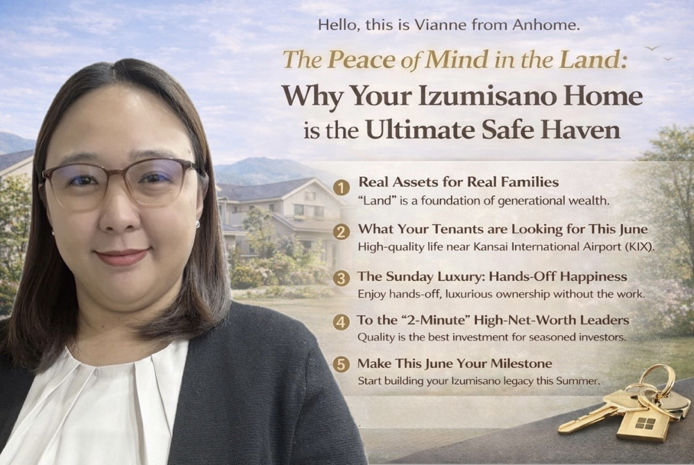 (June 14, 2026) The Peace of Mind in the Land: Why Your Izumisano Home is the Ultimate Safe Haven ️の画像
