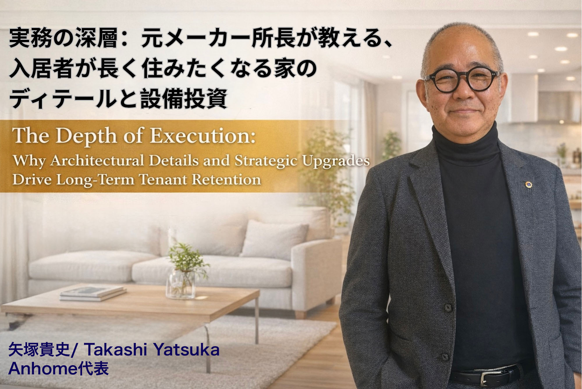 （2026年6月15日）⑦ 実務の深層：元メーカー所長が教える、入居者が長く住みたくなる家のディテールと設備投資の画像