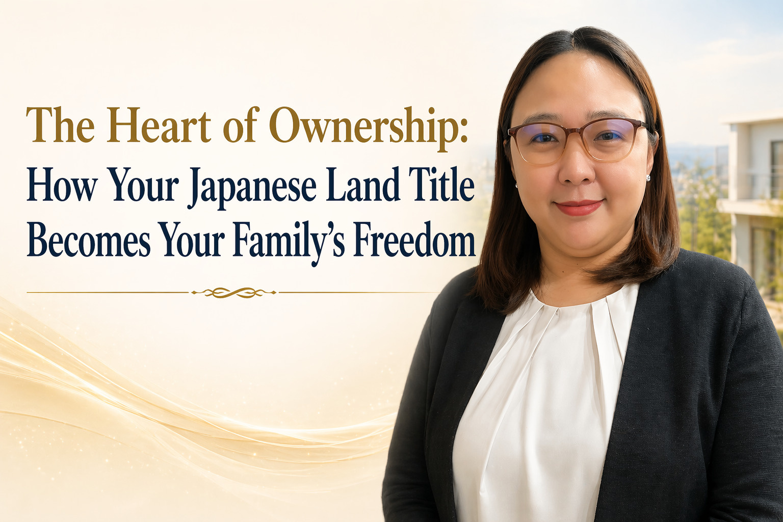 (June 21, 2026) The Heart of Ownership: How Your Japanese Land Title Becomes Your Family’s Freedom の画像