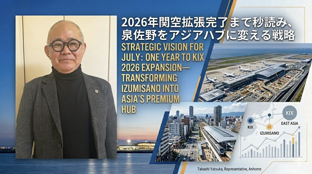 （2026年6月29日）⑬ 7月への展望：2026年関空拡張まで1年。泉佐野をアジアのハブに変える戦略の画像