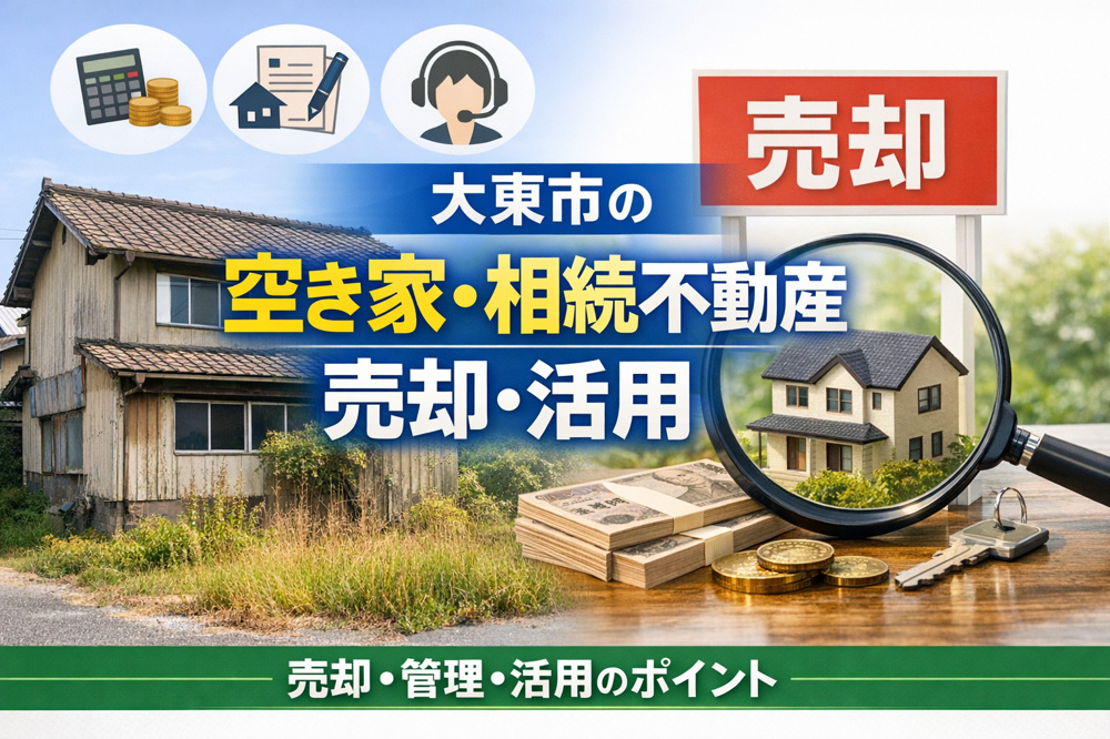 大東市で空き家を相続したら売却も検討するべき？税金のポイントと注意点を解説の画像