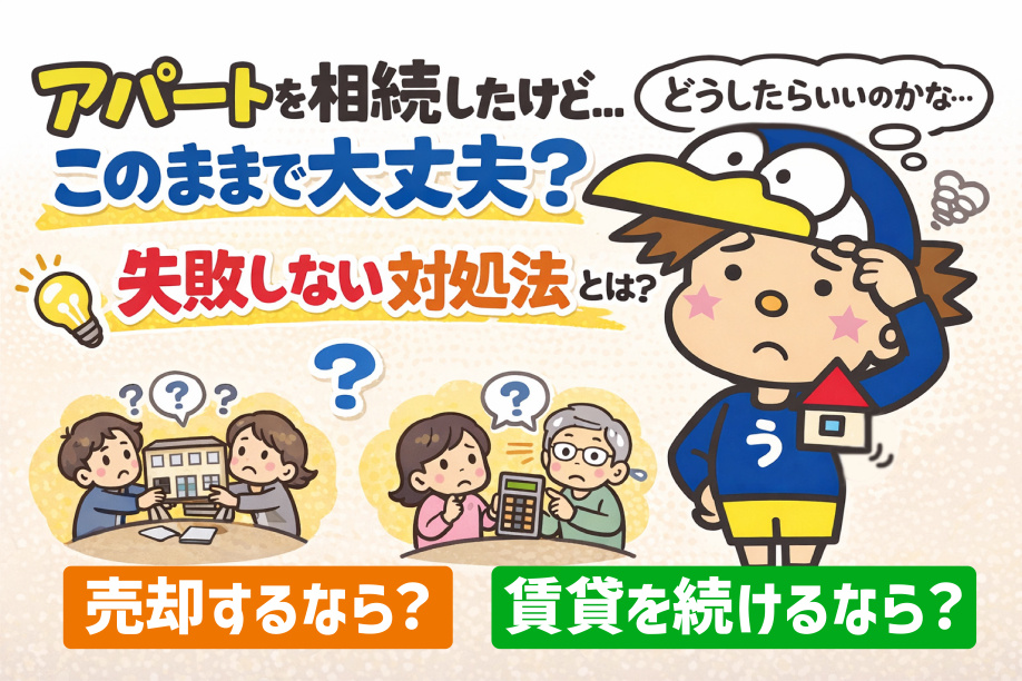 アパート相続後に売却はできる？売却以外の活用方法も紹介の画像