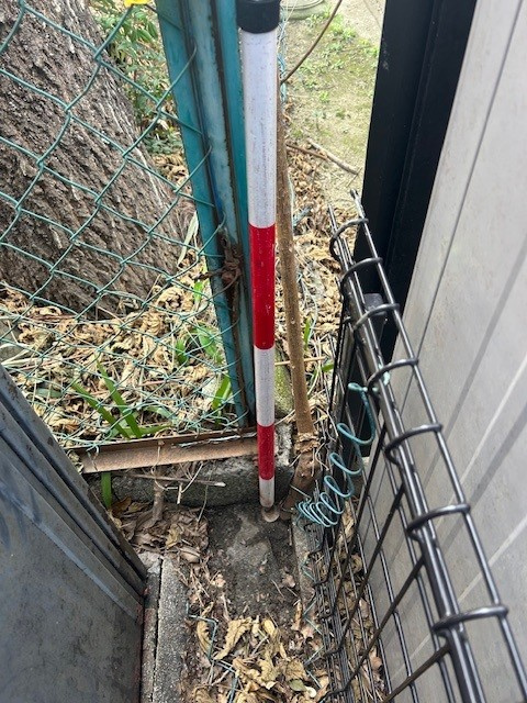 【弥富市不動産売却】境界確認の画像