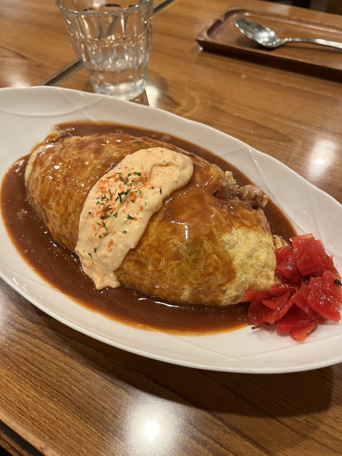 一番好きなオムライスかも、、、の画像