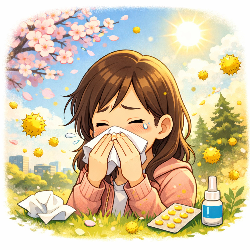 まだ花粉症じゃない…はずの画像