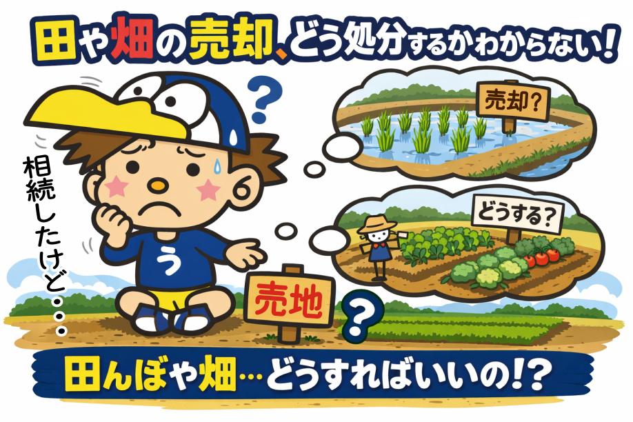 相続した農地の売却で悩んでいませんか 相続や方法の流れを詳しく解説しますの画像