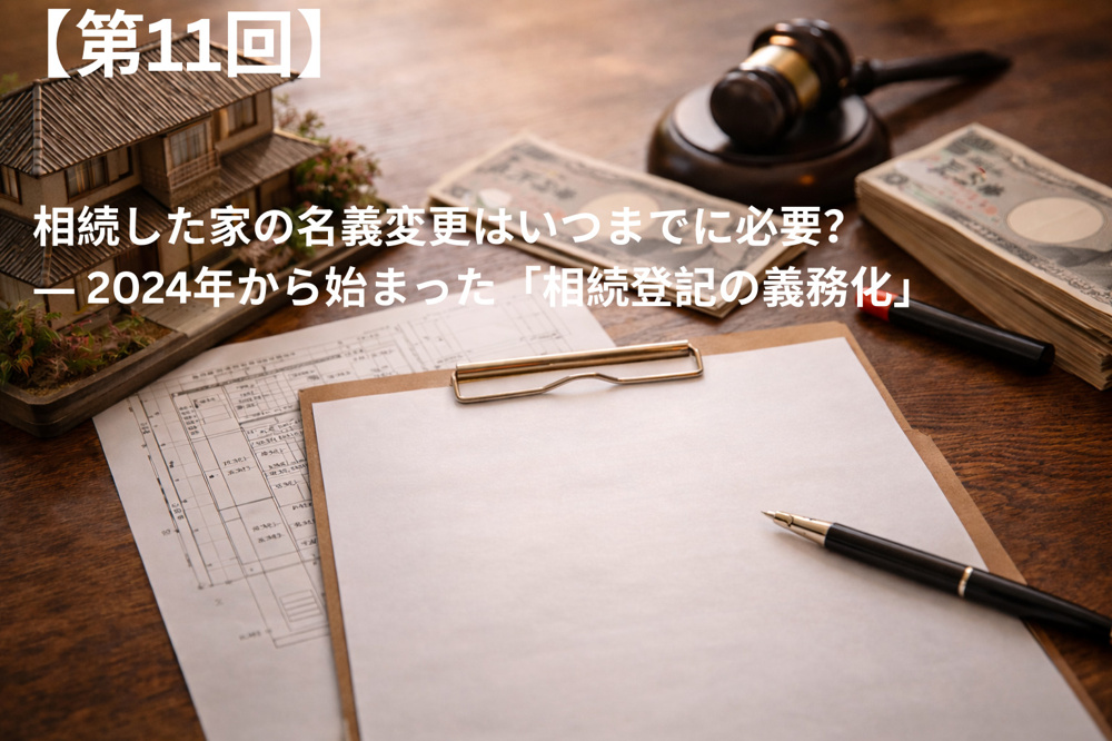 相続した家の名義変更はいつまでに必要？ ― 2024年から始まった「相続登記の義務化」の画像