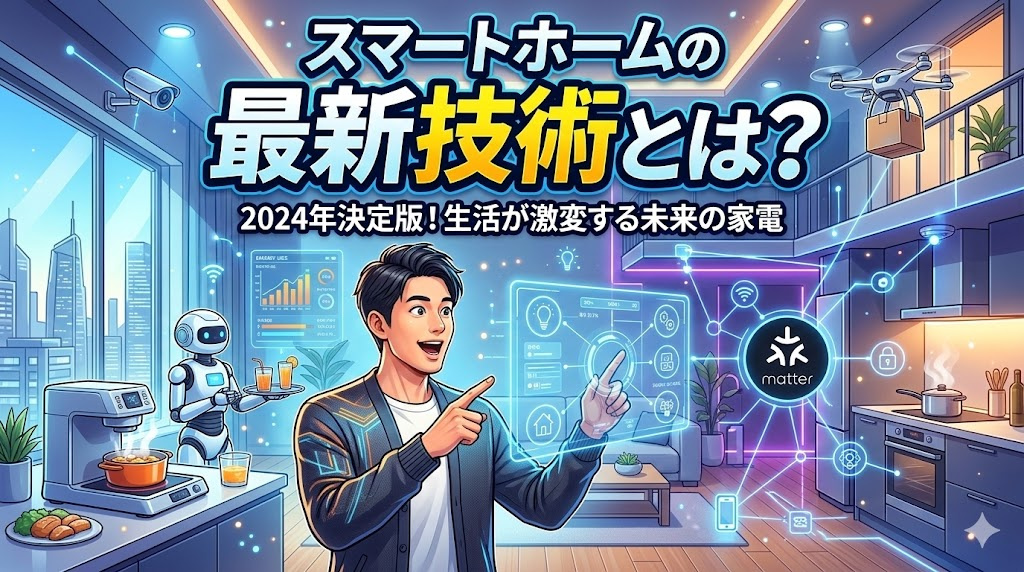 スマートホームの最新技術とは？注目のトレンドや市場動向も解説の画像