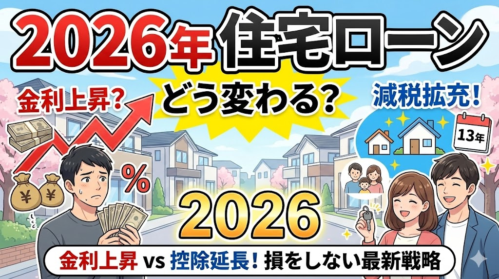 2026年の住宅ローンはどう変わる？借り換え時の注意点も解説の画像