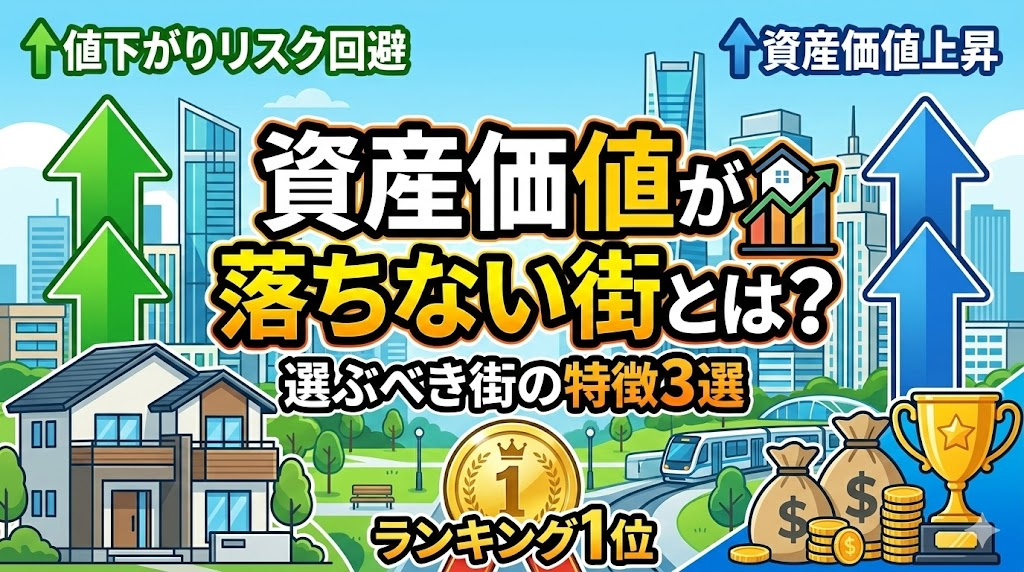 資産価値が落ちない街とは？条件や人気エリアの特徴を紹介の画像