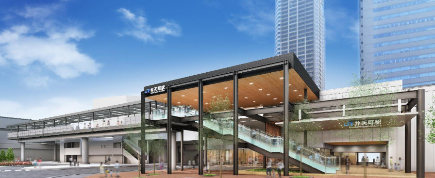 弁天町駅がリニューアル！スタバやコメダなど駅下店舗も充実、ロータリーも便利にの画像