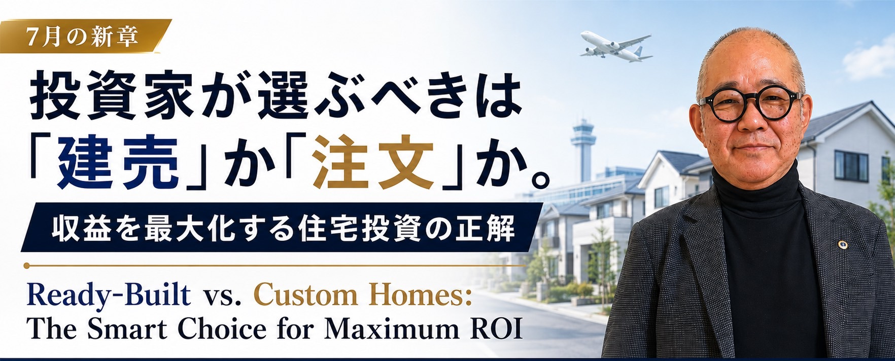 (2026年7月1日)① 7月の新章:投資家が選ぶべきは「建売」か「注文」か。収益を最大化するハードウェアの正解の画像