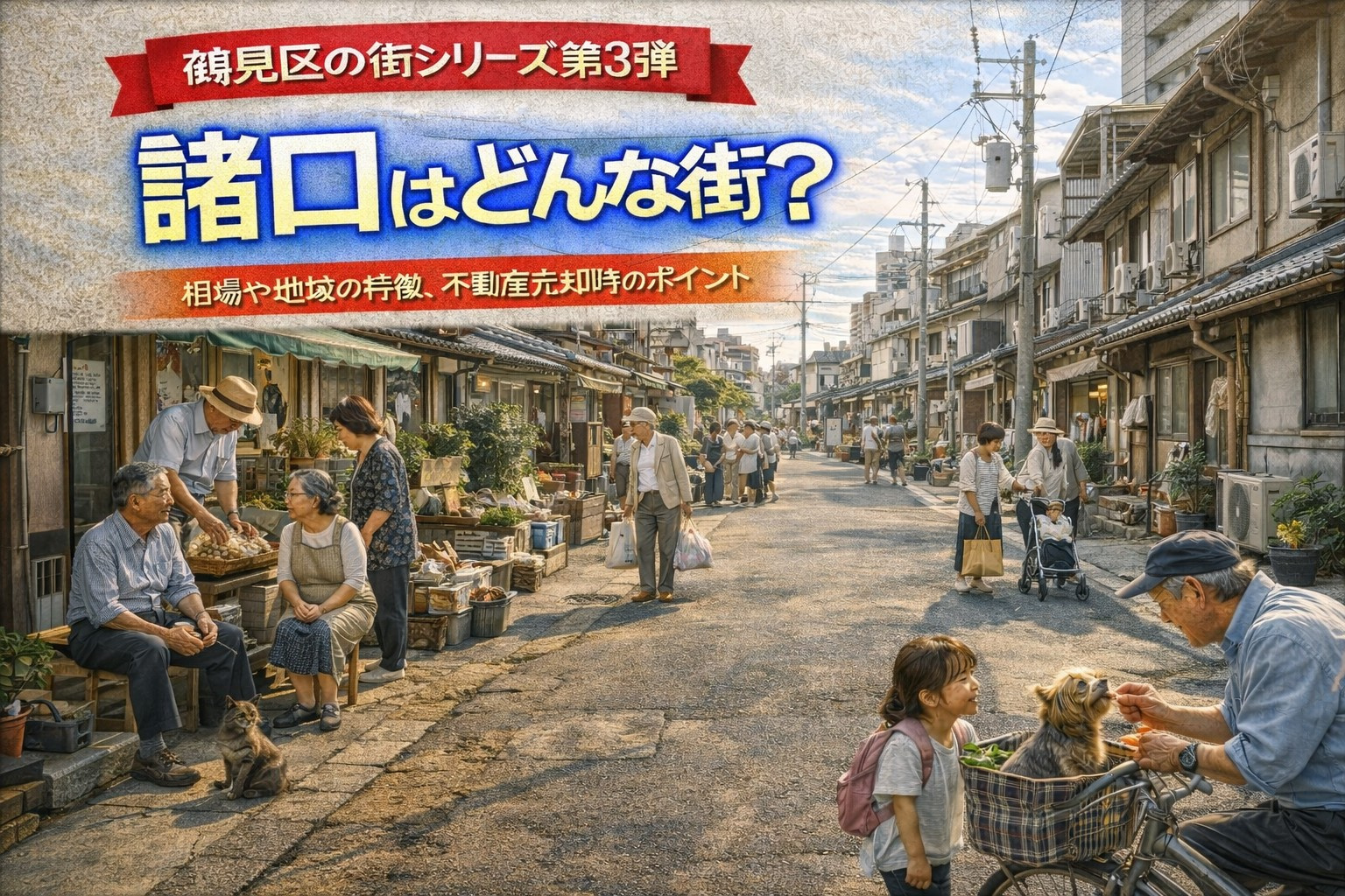 大阪市鶴見区諸口の不動産売却ポイントは？相場やどんな街か地域の特徴や環境も解説の画像