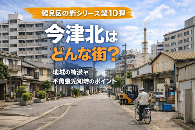 大阪市鶴見区今津北で不動産売却を検討中ですか 不動産相場や地域の特徴ポイントも解説の画像
