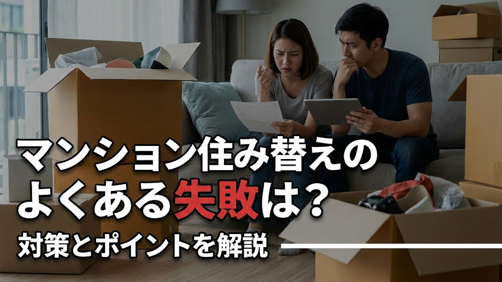マンション住み替えのよくある失敗は？対策とポイントを解説の画像