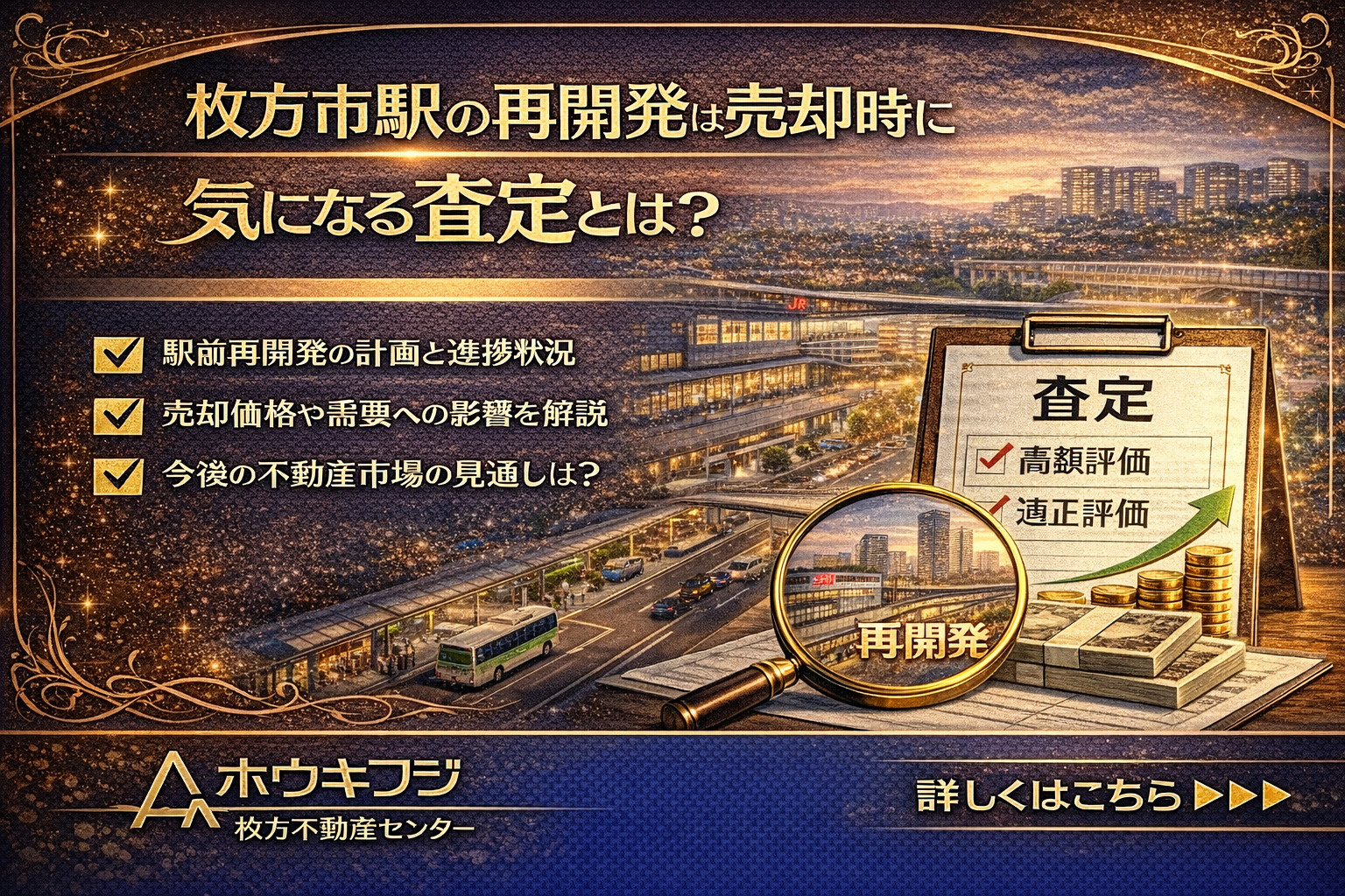 枚方市駅の再開発は売却にどんな影響がある？地価上昇のタイミングも紹介の画像
