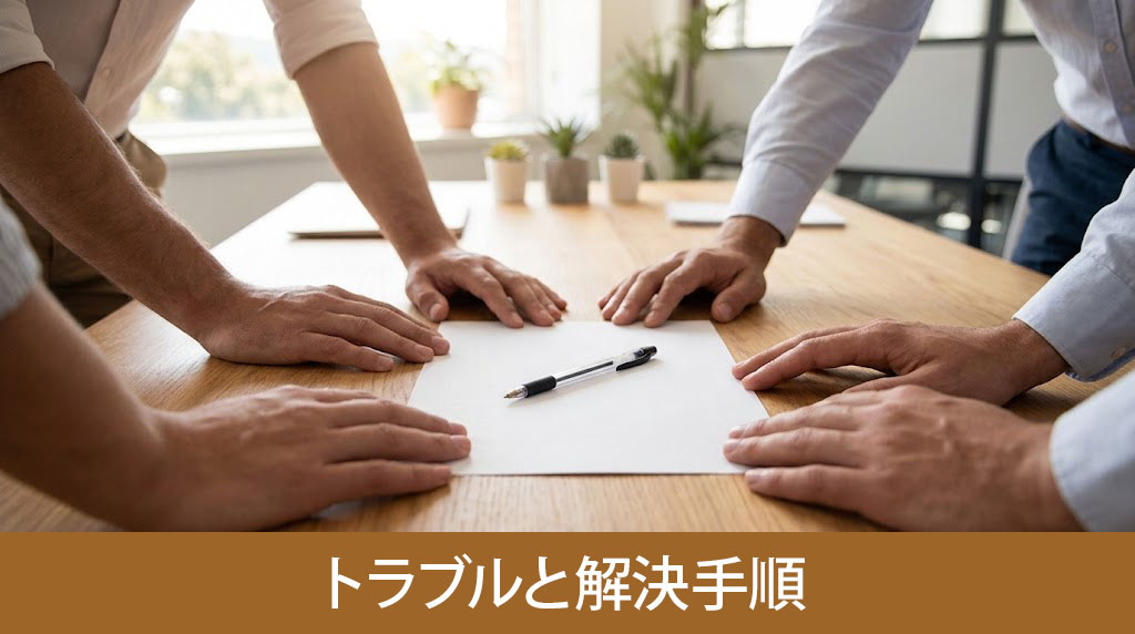 共有不動産の売却時にあるトラブルと解決手順