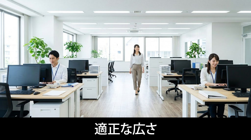 狭いと感じるオフィスの基準と適正な広さ