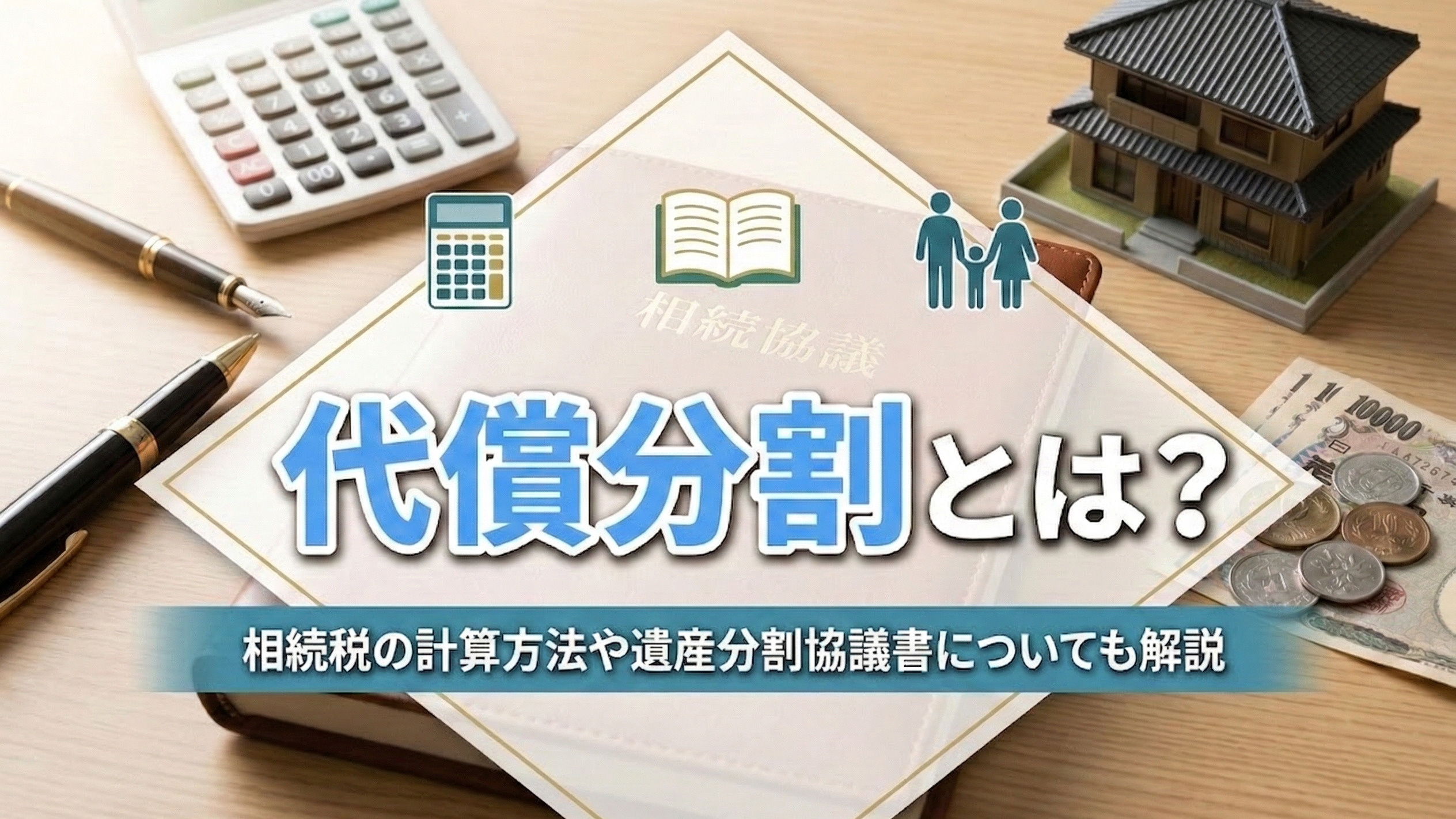 代償分割とは？相続税の計算方法や遺産分割協議書についても解説