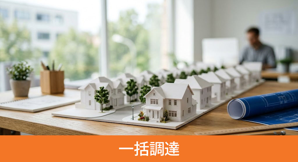 建売住宅が安い理由②スケールメリットを活かした一括調達