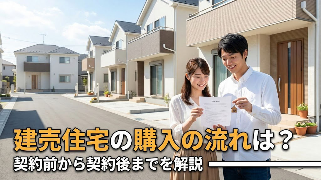 建売住宅の購入の流れは？契約前から契約後までを解説