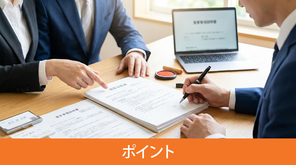 建売住宅の売買契約締結に向けたポイント