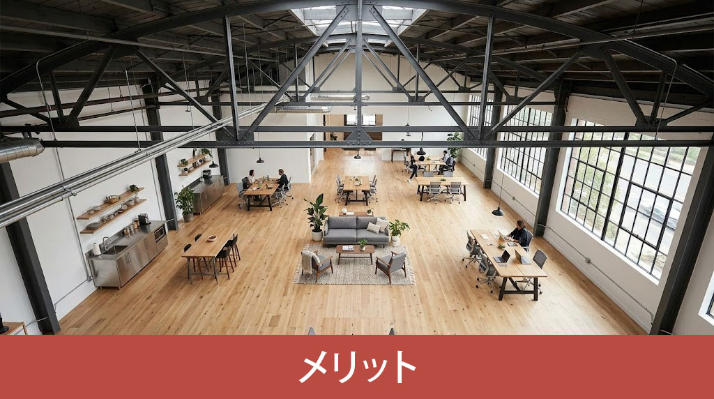 倉庫リノベーションのメリット