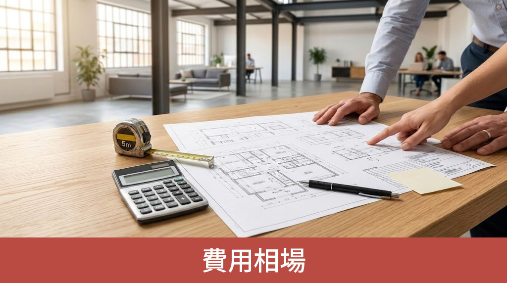 工事内容で変わる倉庫リノベーションの費用相場