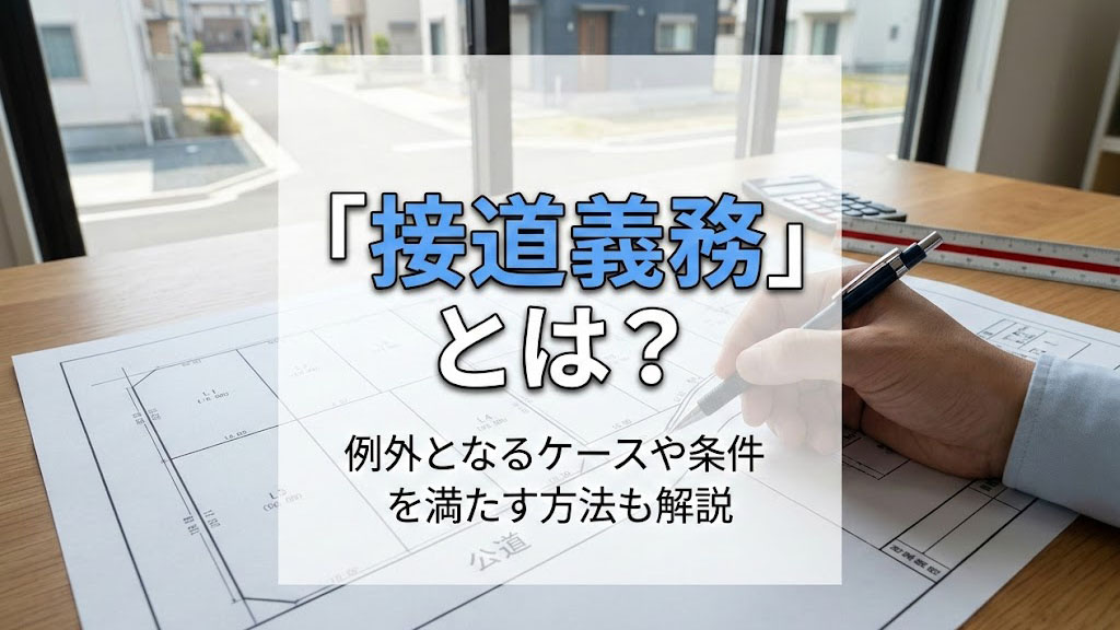 接道義務とは？例外となるケースや条件を満たす方法も解説