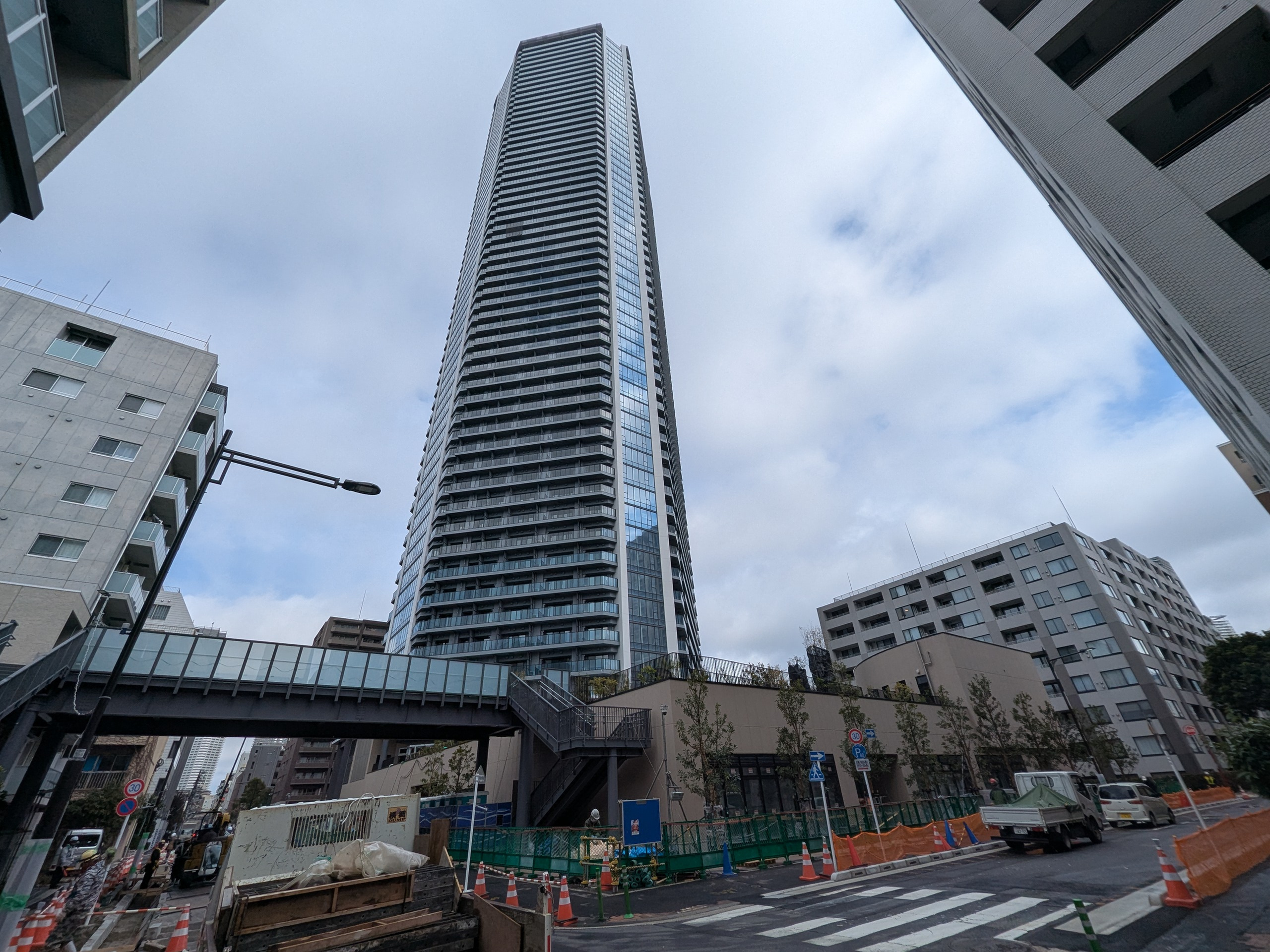 グランドシティタワー月島の建設現地