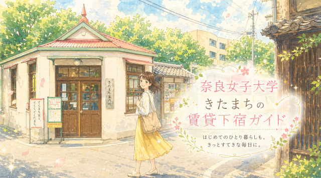 【専門家監修】奈良女子大学「きたまち」賃貸下宿ガイドの画像